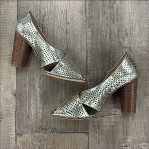 BCBG MaxAzria Metallic Heels